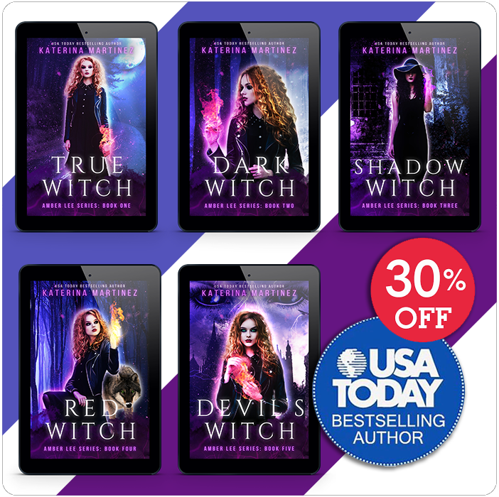 The Amber Lee Series eBook Bundle (Books 1-5)🛒 Purchase the E-Books✉️ Receive an instant Download Link @checkout &amp; via Email📲 Send to your device or use the BookFunnel App!

Five magick soaked Urban FantaDigital DownloadKaterina MartinezKaterina Martinez BooksAmber Lee Series eBook Bundle (Books 1-5)
