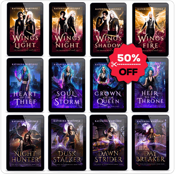 Katerina Martinez Ultra eBook Bundle (12 eBooks)This is the ONLY PLACE where you can get this bundle from USA TODAY Bestselling author Katerina Martinez.
12 sizzling URBAN FANTASY ROMANCE novels packed into one AWDigital DownloadKaterina MartinezKaterina Martinez BooksKaterina Martinez Ultra eBook Bundle (12 eBooks)