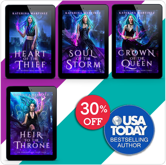 The Wardbreaker eBook Bundle (Books 1-4)🛒 Purchase the E-Books✉️ Receive an instant Download Link @checkout &amp; via Email📲 Send to your device or use the BookFunnel App!

Four heart-stopping Urban FantDigital DownloadKaterina MartinezKaterina Martinez BooksWardbreaker eBook Bundle (Books 1-4)